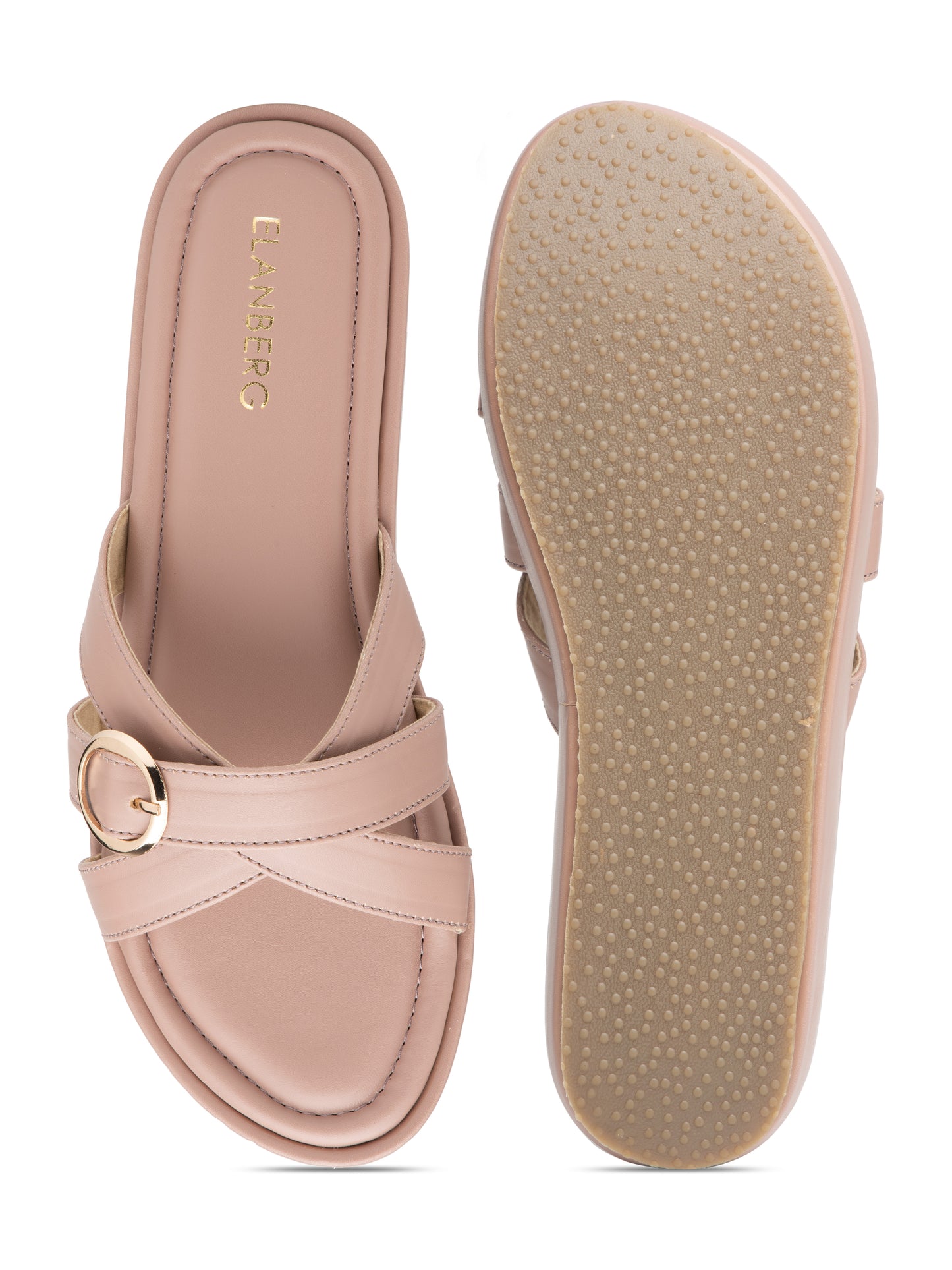 Rosara - Champion Pink Buckle Strap Platform Heel (Minimal Chic Edition)