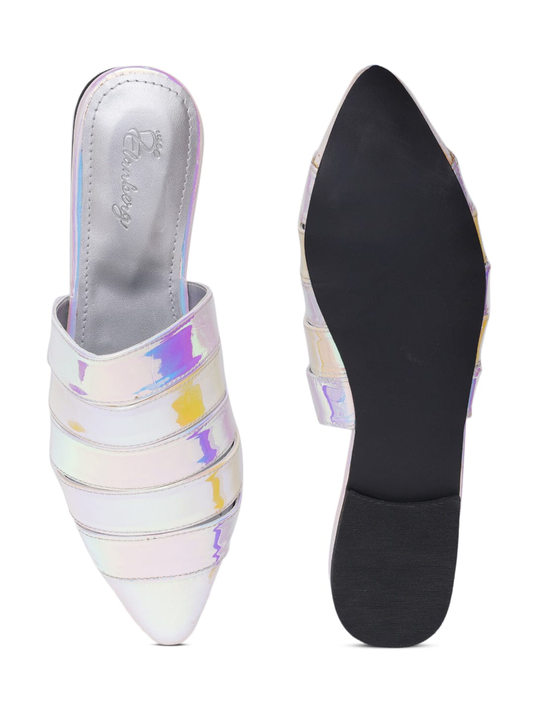 ELANBERG Multi Fashion Synthetic Leather Slip-On Flats Summer ELANBERG