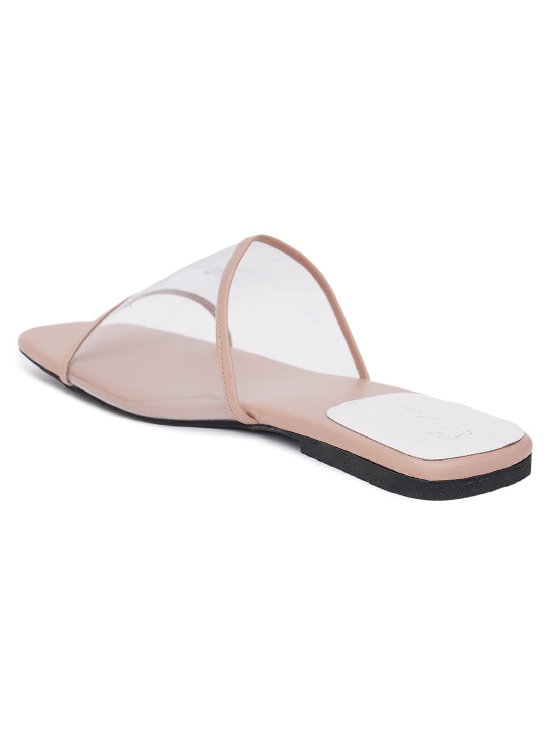 ELANBERG Pink Fashion Synthetic Leather Slip-On Flats Summer ELANBERG