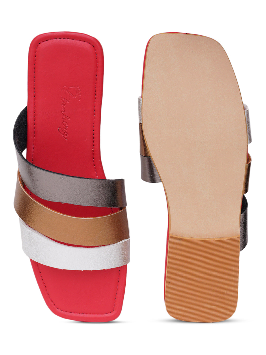 ELANBERG Multi Fashion Synthetic Leather Flats