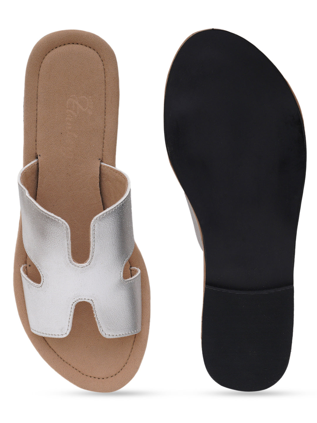 Silver Dune H-Cut Metallic Flat- Silver