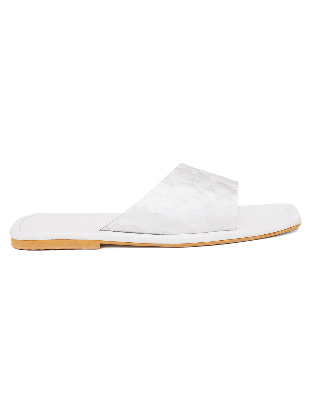 ELANBERG Transparent Fashion Synthetic Leather Flats