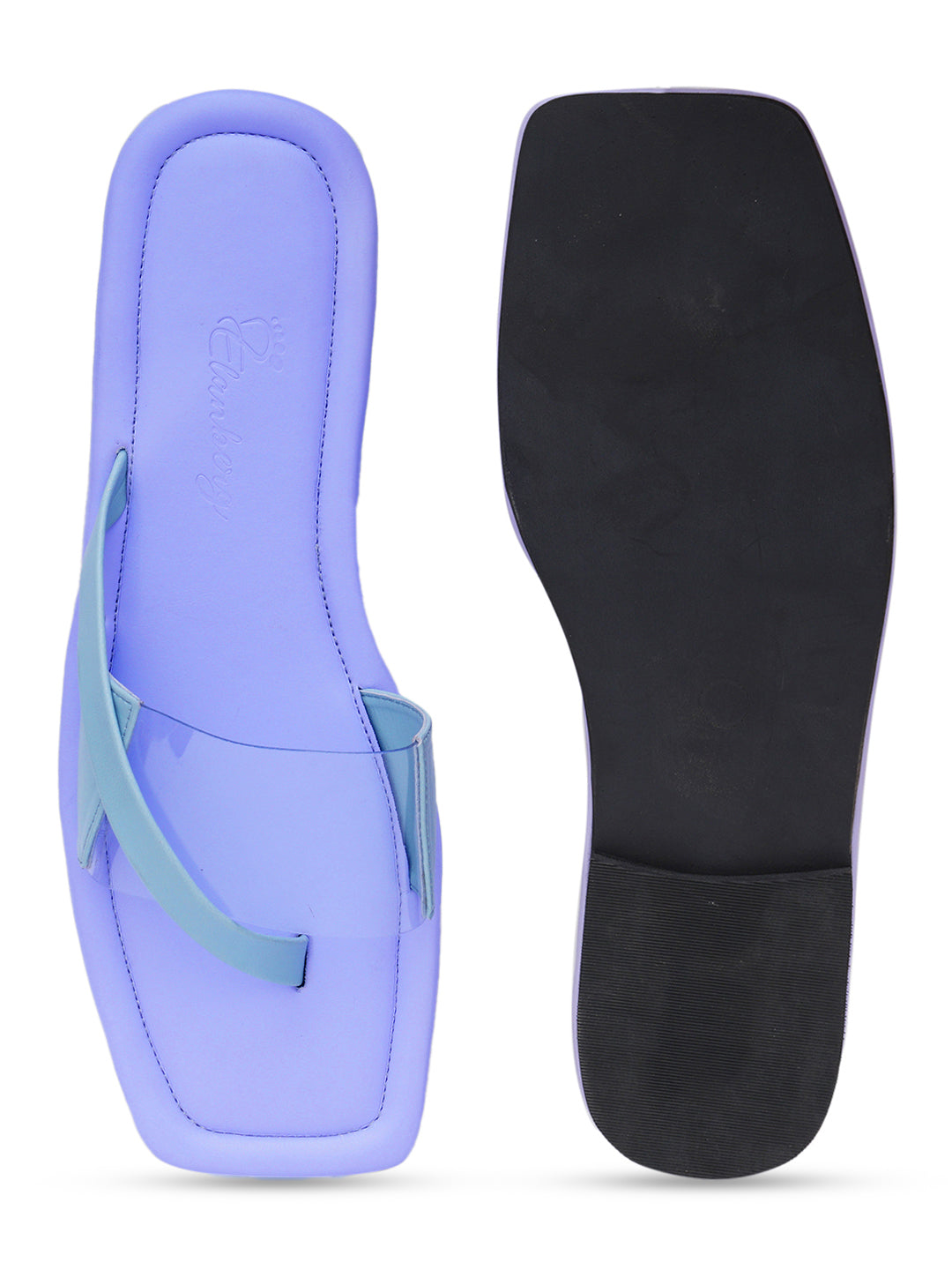 Dual Tone Transparent Flat- Mint Green