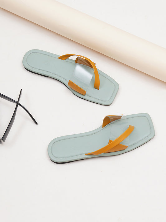 Dual Tone Transparent Flat- Ochre