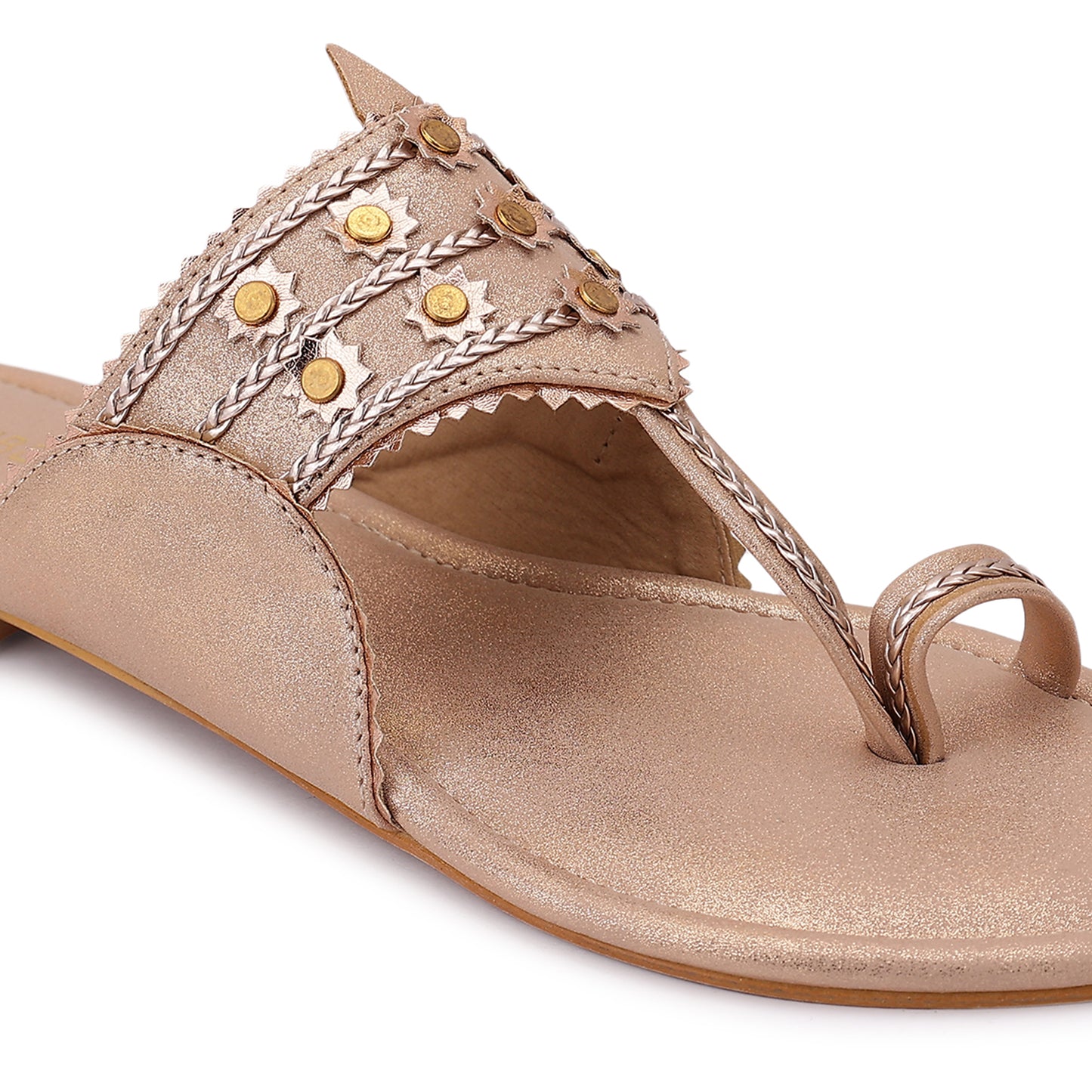 Arunika Kohlapuri Flat- Rose Gold