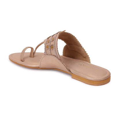 Arunika Kohlapuri Flat- Rose Gold