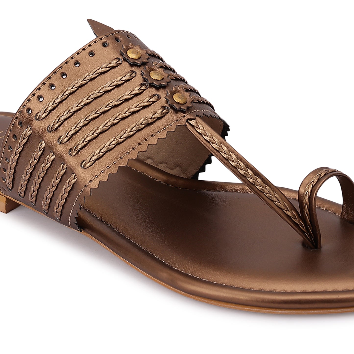 Tamrika Kohlapuri Flat- Antique