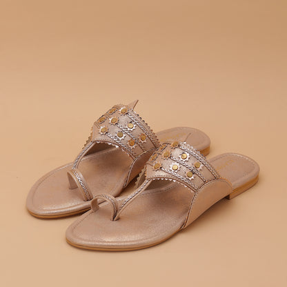 Arunika Kohlapuri Flat- Rose Gold