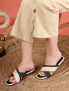Noira Dual Criss-Cross Flat- Black