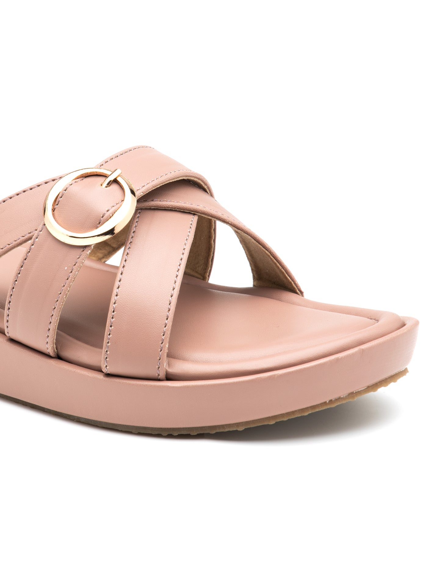 Rosara - Champion Pink Buckle Strap Platform Heel (Minimal Chic Edition)