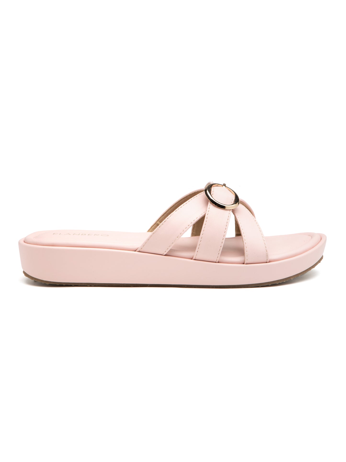 Petalyn - Pastel Pink Buckle Strap Platform Heel (Minimal Chic Edition)