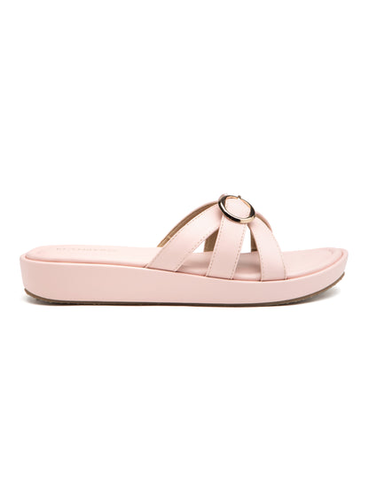 Petalyn - Pastel Pink Buckle Strap Platform Heel (Minimal Chic Edition)