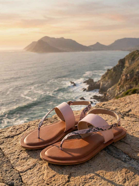 Amara Luxe Thong Sandal- Blush