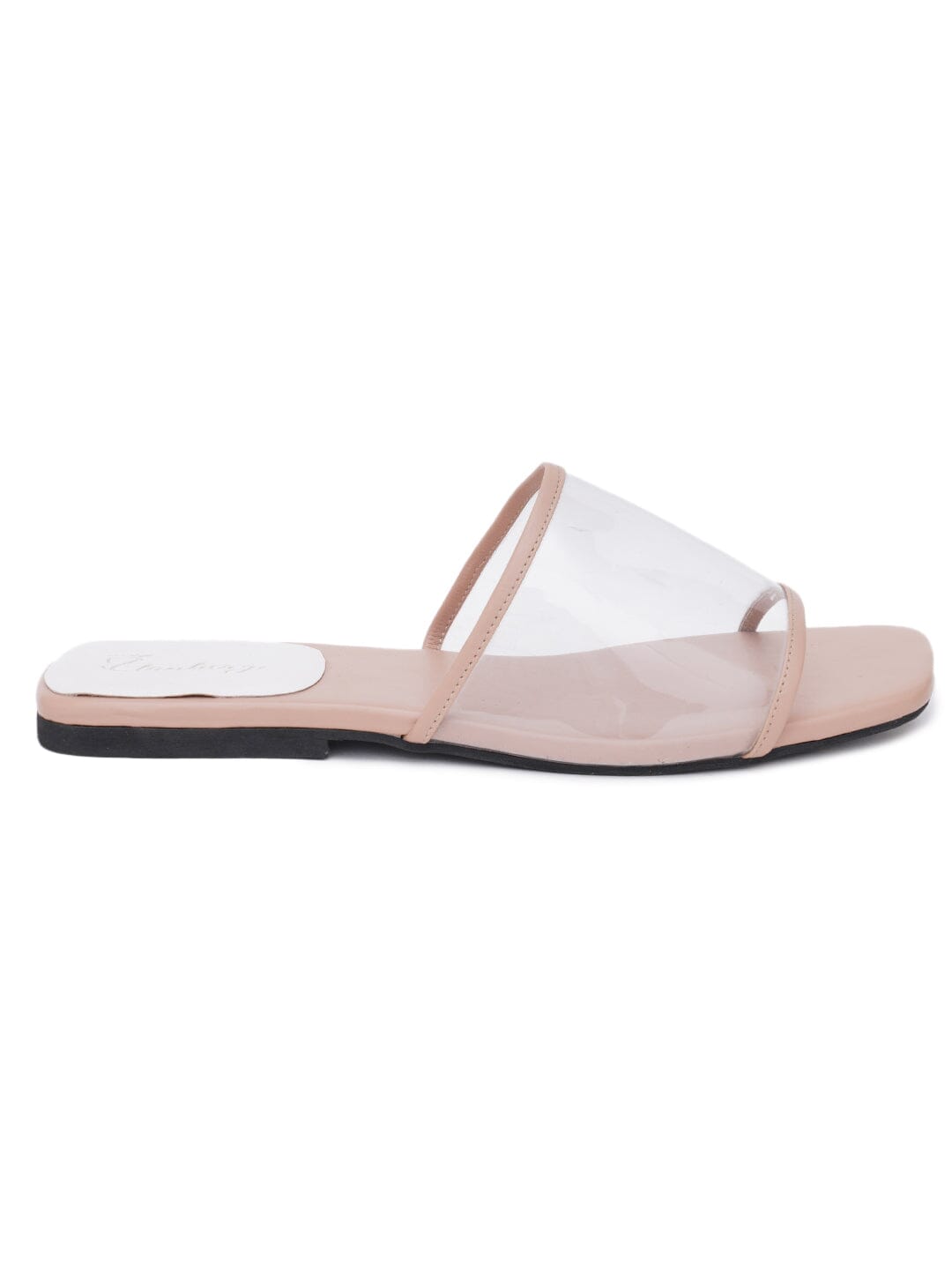 ELANBERG Pink Fashion Synthetic Leather Slip-On Flats Summer ELANBERG 