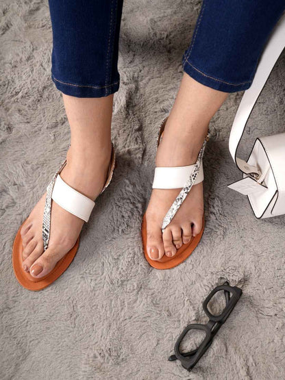 Sahara Luxe Thong Sandal- Ivory