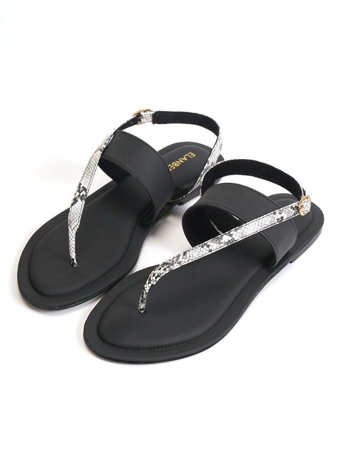 Onyra Luxe Thong Sandal- Black