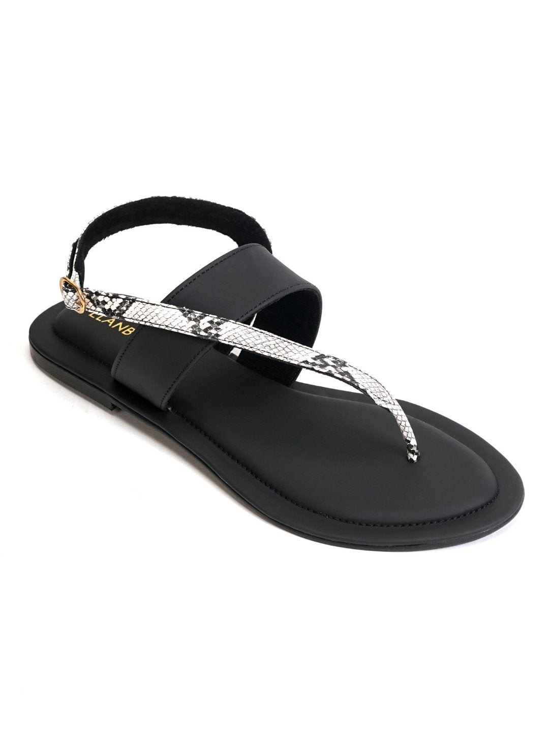 Onyra Luxe Thong Sandal- Black