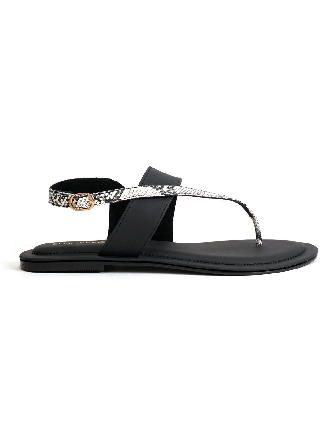 Onyra Luxe Thong Sandal- Black
