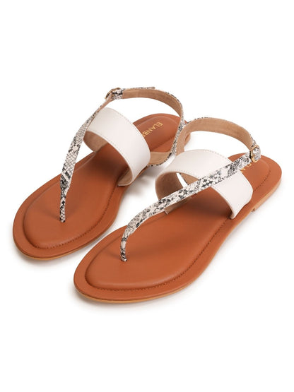 Sahara Luxe Thong Sandal- Ivory