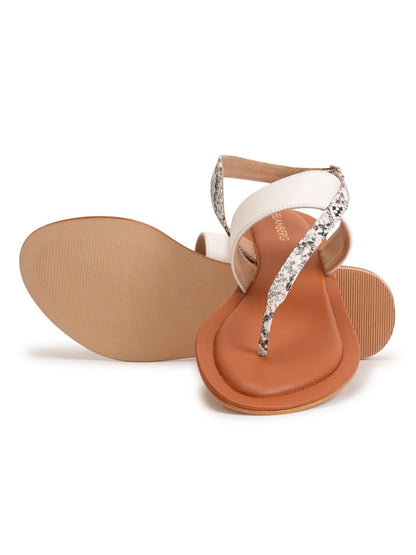 Sahara Luxe Thong Sandal- Ivory