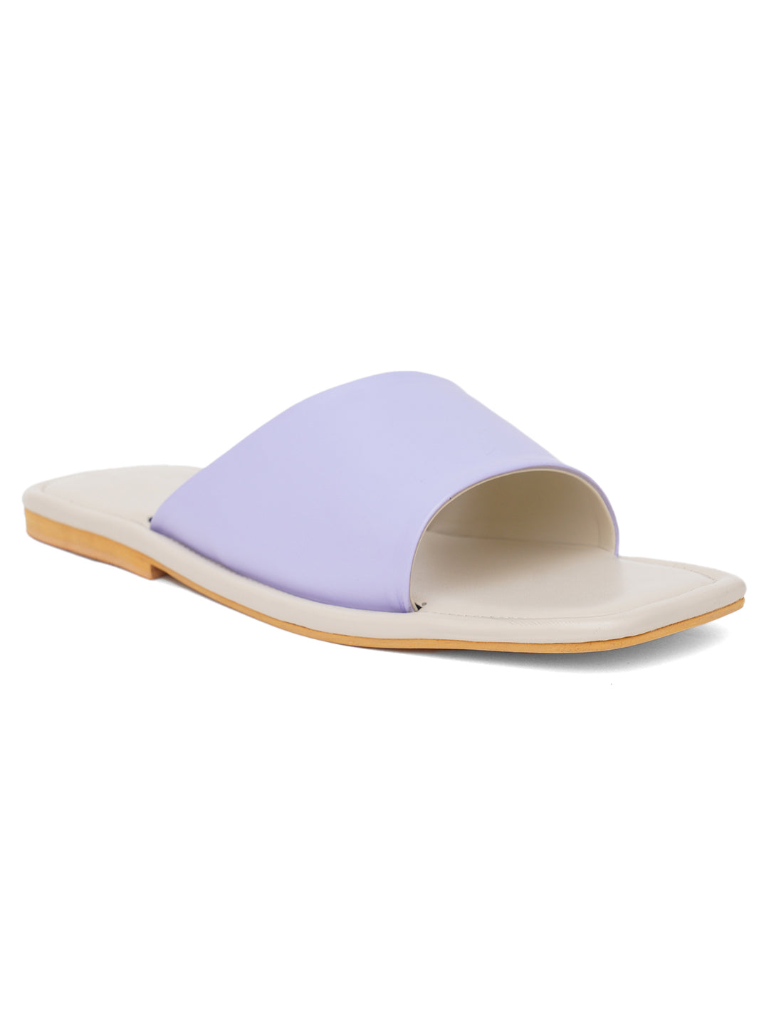 ELANBERG Blue Fashion Synthetic Leather  Flats