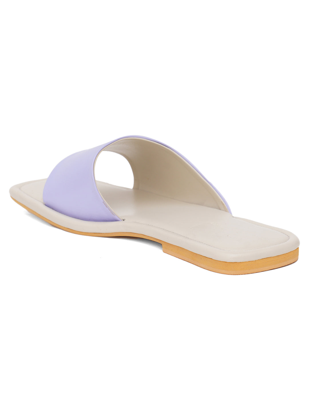 ELANBERG Blue Fashion Synthetic Leather  Flats